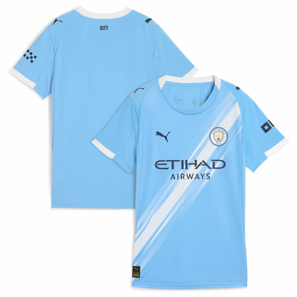 Manchester City Women's 2025/26 Home Replica Jersey Sky Blue - Puma outlet