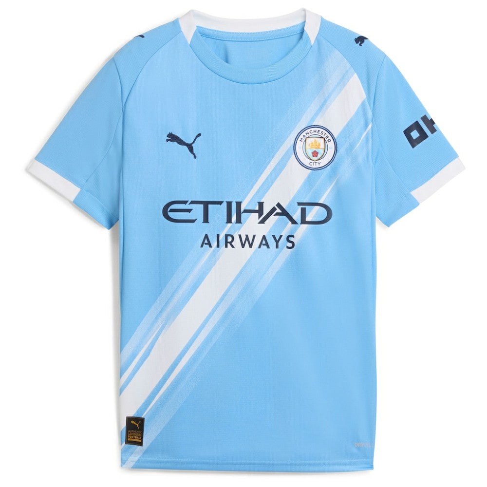 Manchester City Youth 2025/26 Home Replica Jersey Sky Blue - Puma