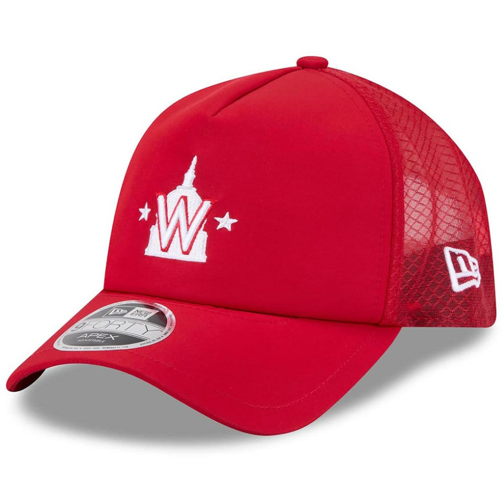 Washington Nationals New Era 2026 Batting Practice Alternate Apex 9FORTY Adjustable Hat - Red - New Era Sale