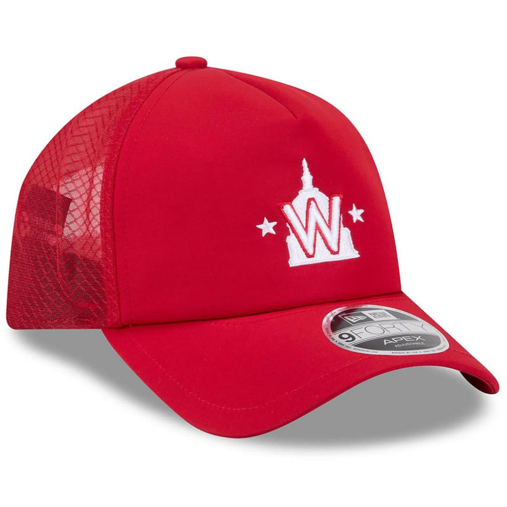 Washington Nationals New Era 2026 Batting Practice Alternate Apex 9FORTY Adjustable Hat - Red - New Era Sale