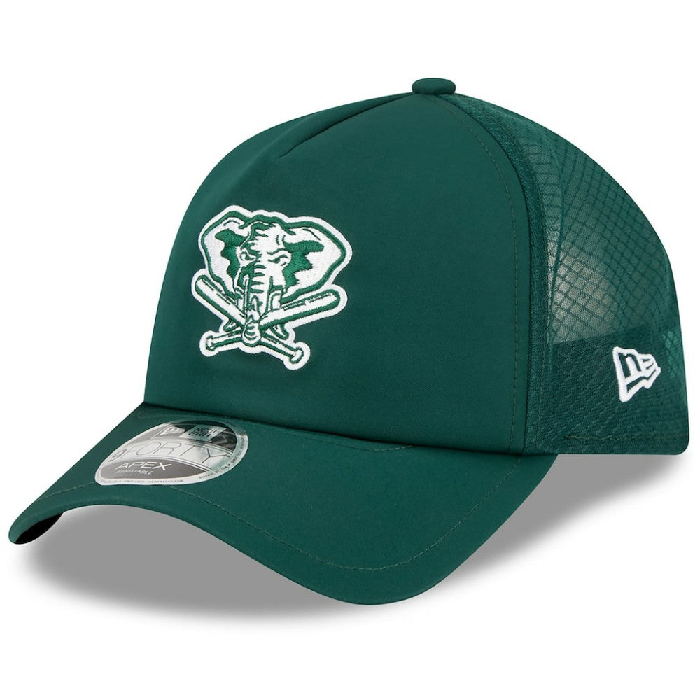 Athletics New Era 2026 Batting Practice Alternate Apex 9FORTY Adjustable Hat - Green - New Era Lifestyle