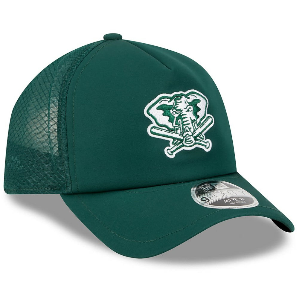 Athletics New Era 2026 Batting Practice Alternate Apex 9FORTY Adjustable Hat - Green - New Era Lifestyle