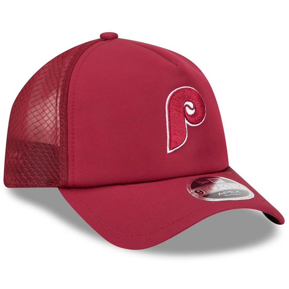 Philadelphia Phillies New Era 2026 Batting Practice Alternate Apex 9FORTY Adjustable Hat - Maroon - New Era Sale