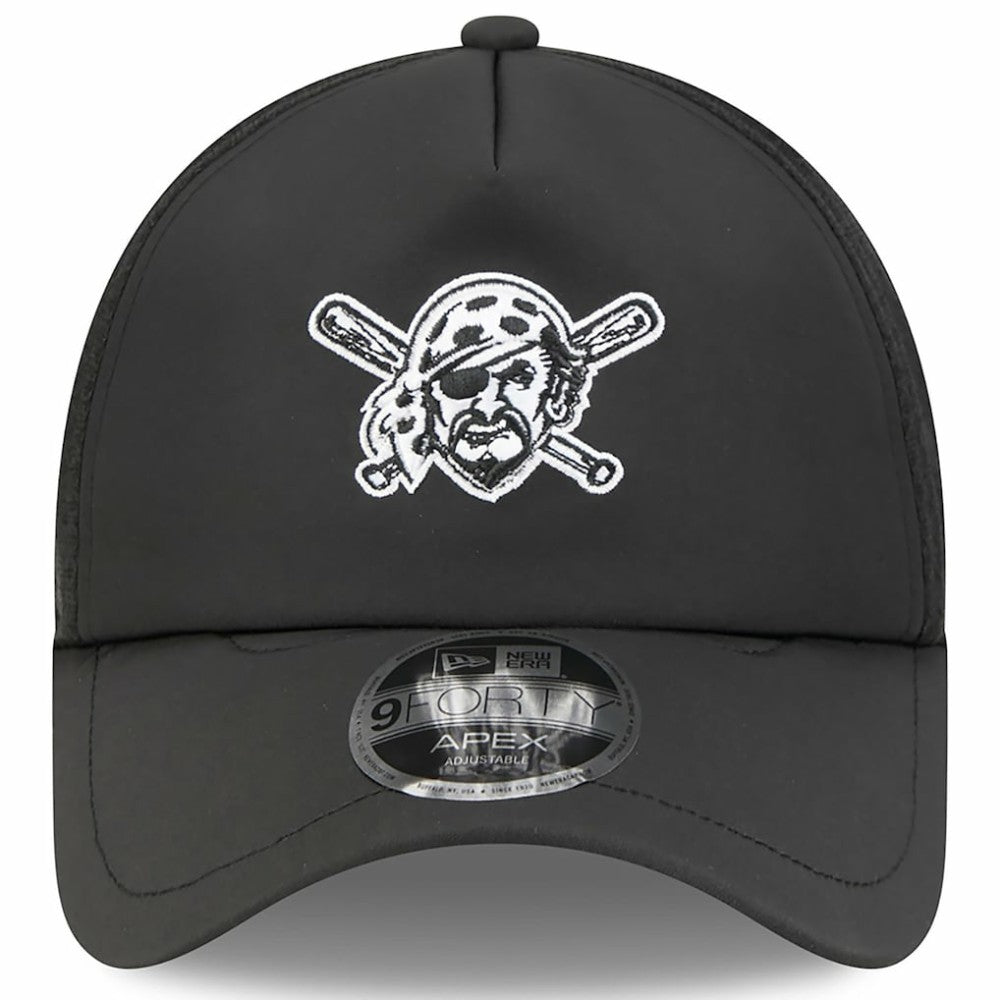 Pittsburgh Pirates New Era 2026 Batting Practice Alternate Apex 9FORTY Adjustable Hat - Black - New Era Online