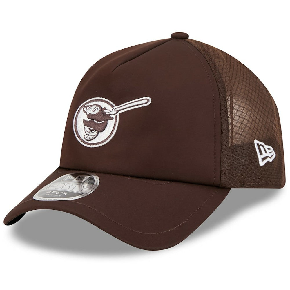 San Diego Padres New Era 2026 Batting Practice Alternate Apex 9FORTY Adjustable Hat - Brown - New Era Discount