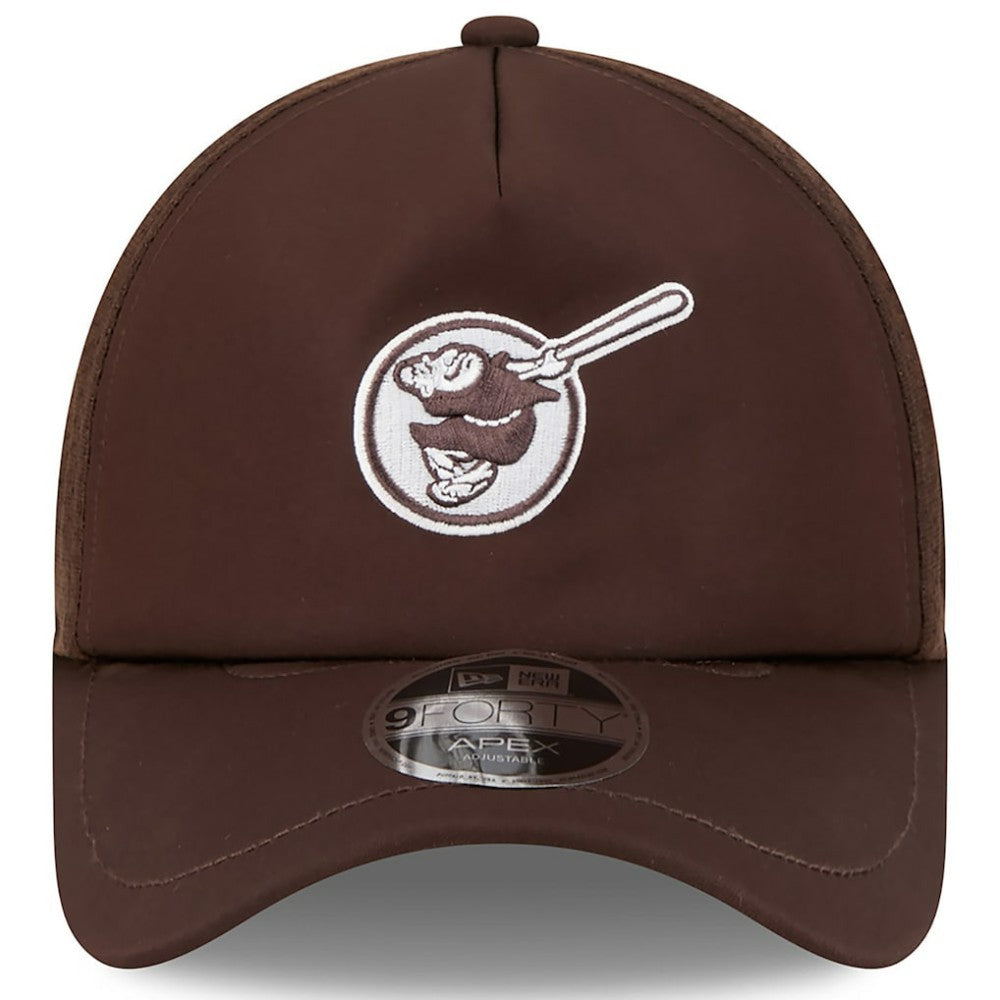 San Diego Padres New Era 2026 Batting Practice Alternate Apex 9FORTY Adjustable Hat - Brown - New Era Discount