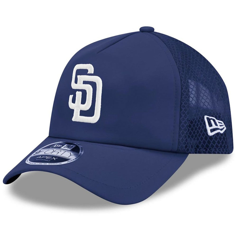 San Diego Padres New Era 2026 Batting Practice Alternate Apex 9FORTY Adjustable Hat - Navy - New Era Sale