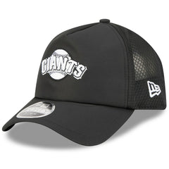 San Francisco Giants New Era 2026 Batting Practice Alternate Apex 9FORTY Adjustable Hat - Black - New Era Lifestyle