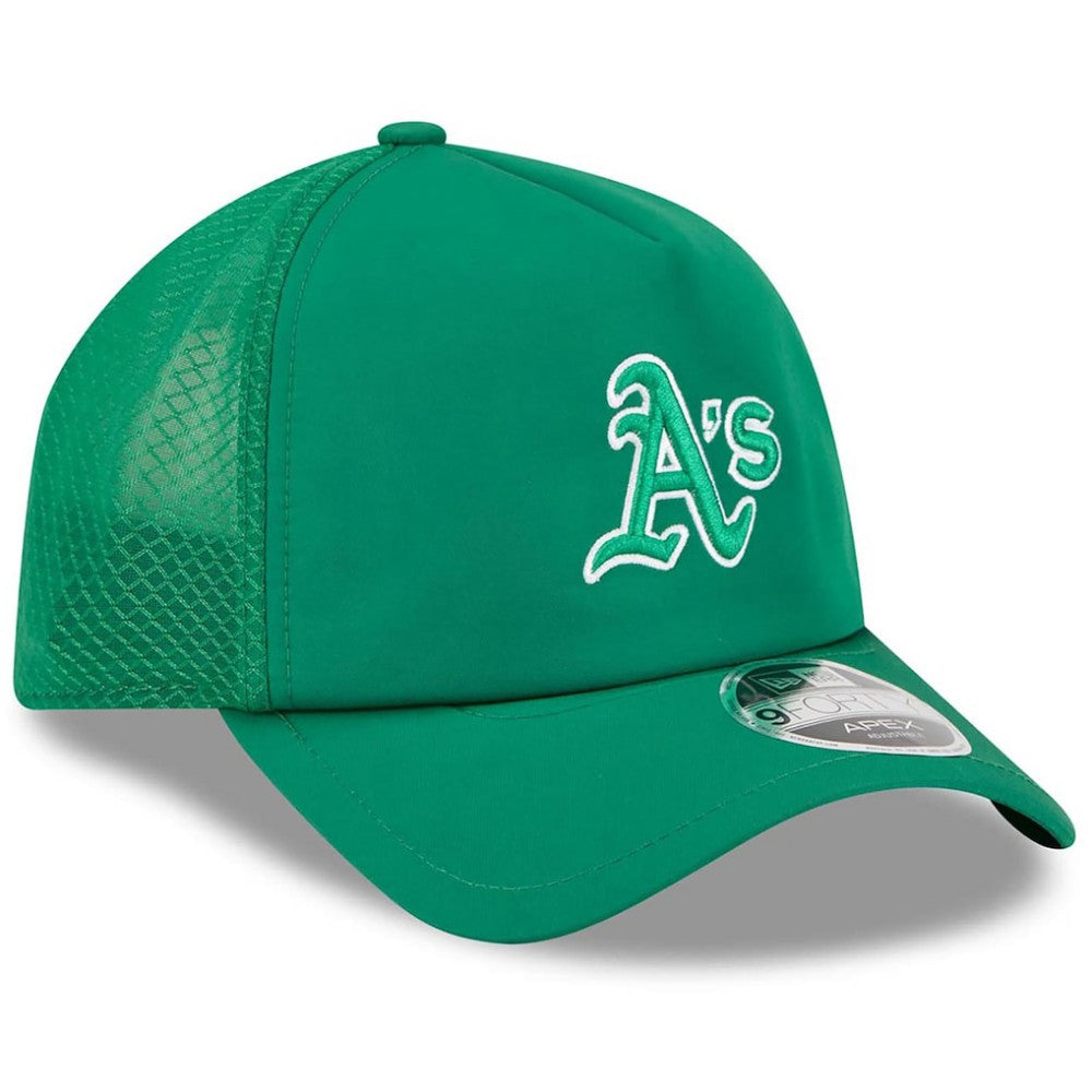 Athletics New Era 2026 Batting Practice Alternate Apex 9FORTY Adjustable Hat - Kelly Green - New Era Sale