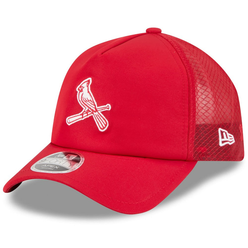 St. Louis Cardinals New Era 2026 Batting Practice Alternate Apex 9FORTY Adjustable Hat - Red - New Era Sale