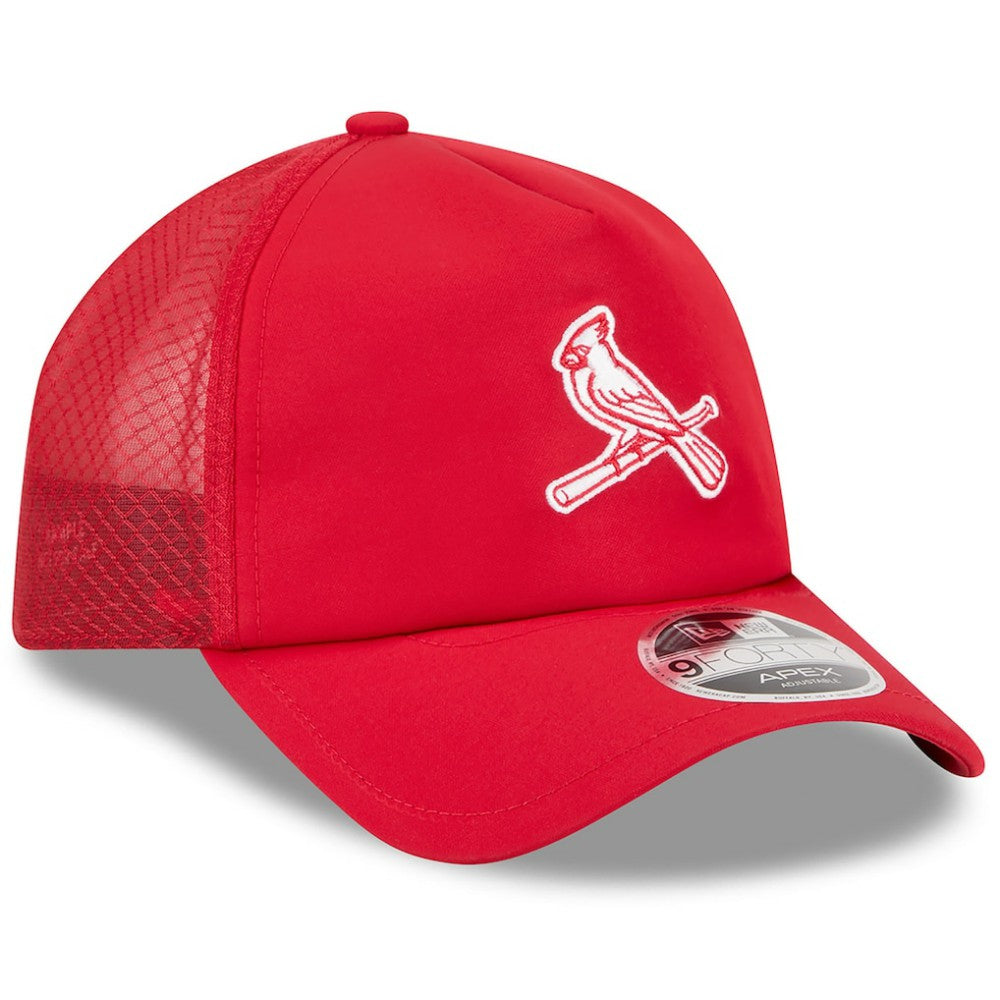 St. Louis Cardinals New Era 2026 Batting Practice Alternate Apex 9FORTY Adjustable Hat - Red - New Era Sale