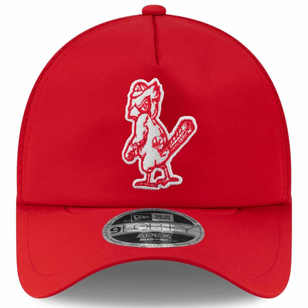 St. Louis Cardinals New Era 2026 Batting Practice Alternate Apex 9FORTY Adjustable Hat - Red - New Era Lifestyle