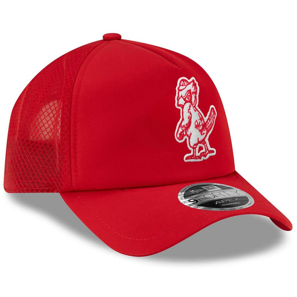 St. Louis Cardinals New Era 2026 Batting Practice Alternate Apex 9FORTY Adjustable Hat - Red - New Era Lifestyle