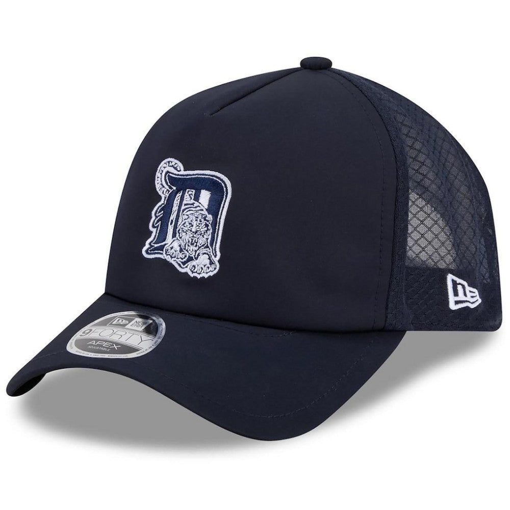 Detroit Tigers New Era 2026 Batting Practice Alternate Apex 9FORTY Adjustable Hat - Navy - New Era Lifestyle