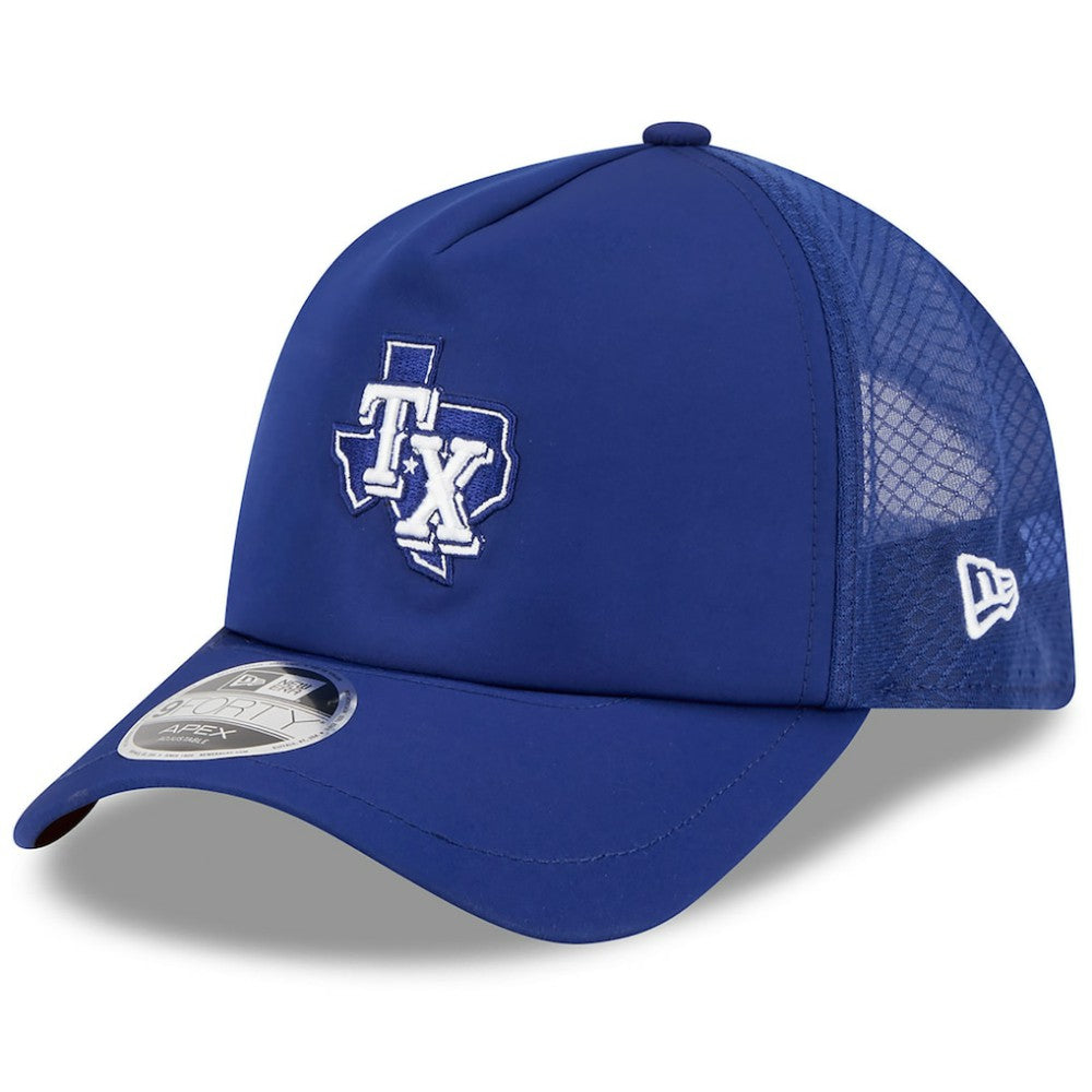 Texas Rangers New Era 2026 Batting Practice Alternate Apex 9FORTY Adjustable Hat - Royal - New Era Discount