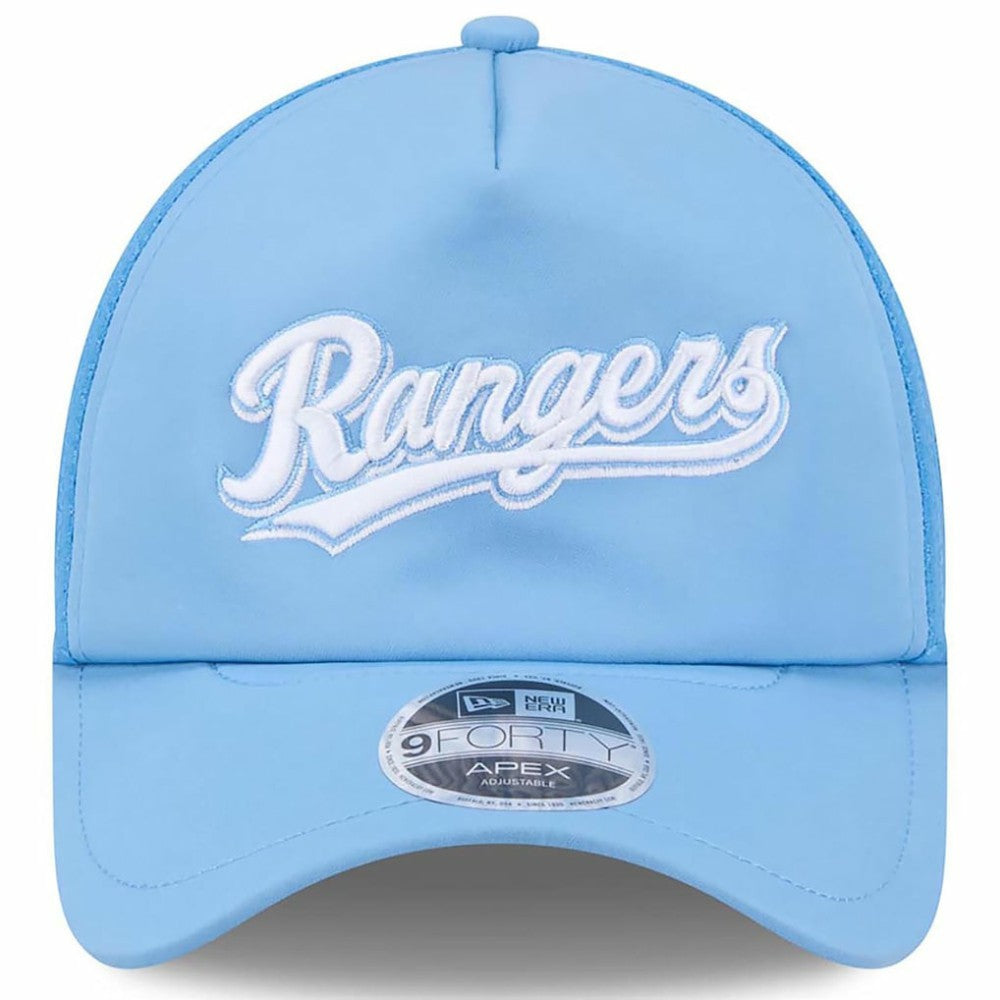 Texas Rangers New Era 2026 Batting Practice Alternate Apex 9FORTY Adjustable Hat - Light Blue - New Era on Sale