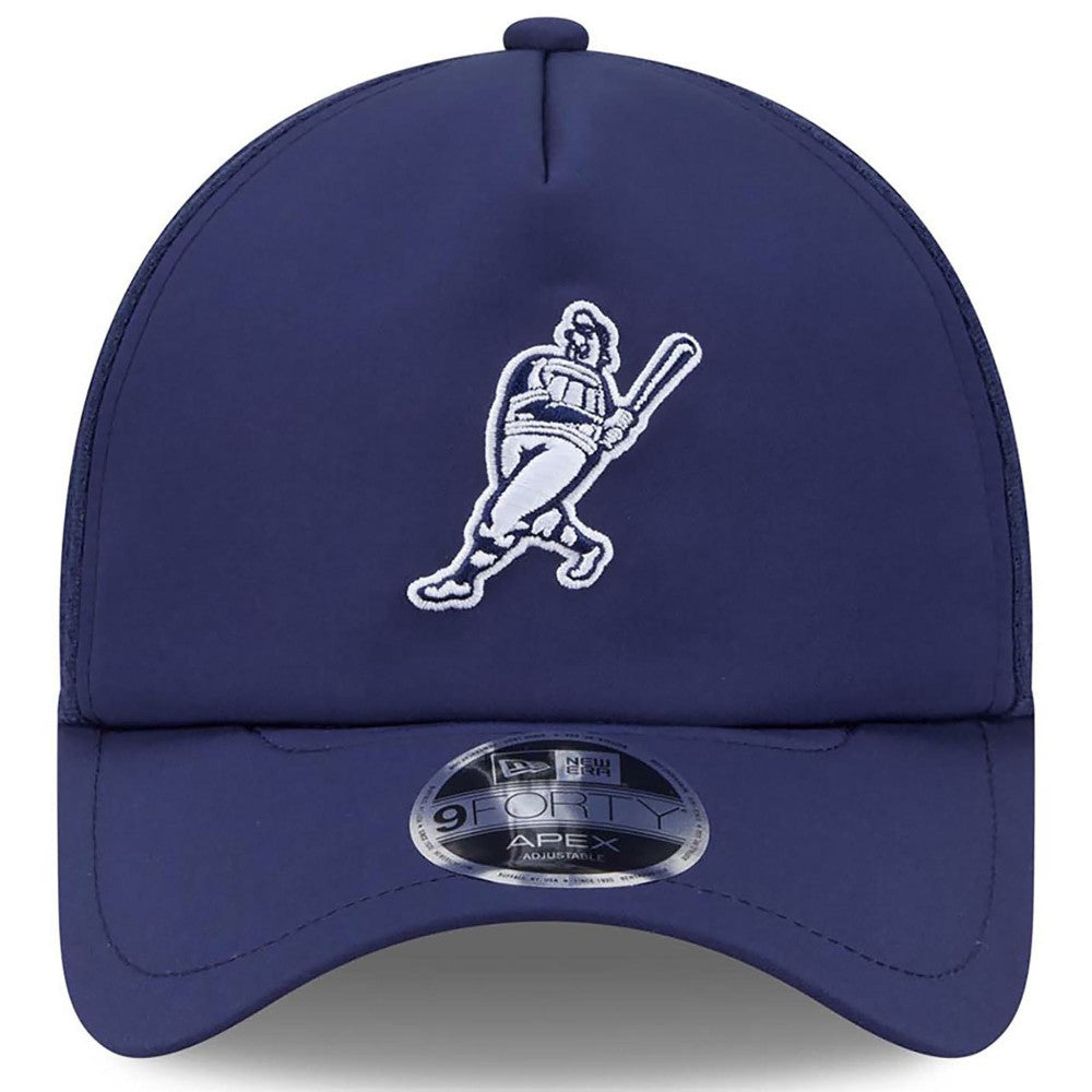 Milwaukee Brewers New Era 2026 Batting Practice Alternate Apex 9FORTY Adjustable Hat - Navy - New Era Discount