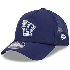 Milwaukee Brewers New Era 2026 Batting Practice Alternate Apex 9FORTY Adjustable Hat - Navy - New Era Discount