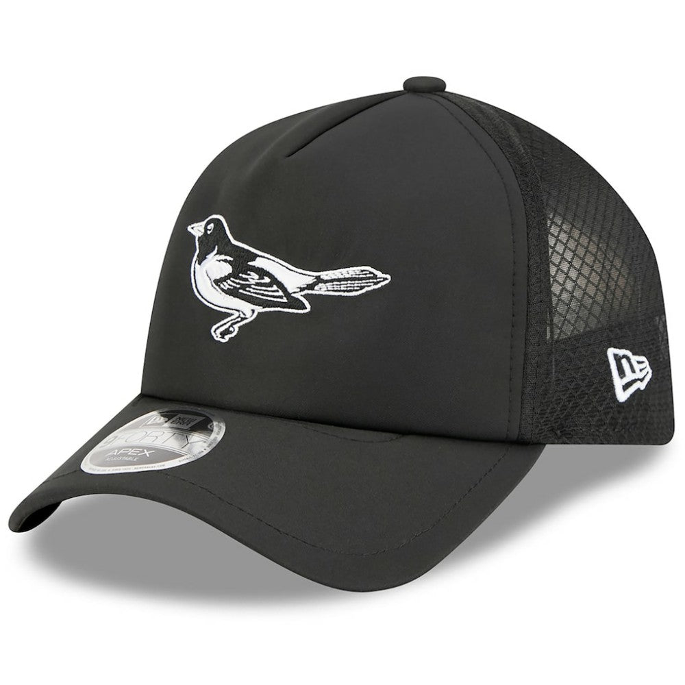 Baltimore Orioles New Era 2026 Batting Practice Alternate Apex 9FORTY Adjustable Hat - Black - New Era Online