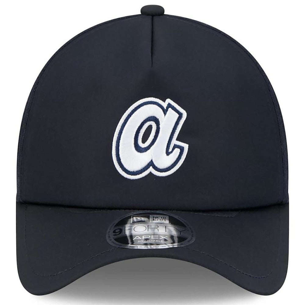 Atlanta Braves New Era 2026 Batting Practice Alternate Apex 9FORTY Adjustable Hat - Navy - New Era Sale