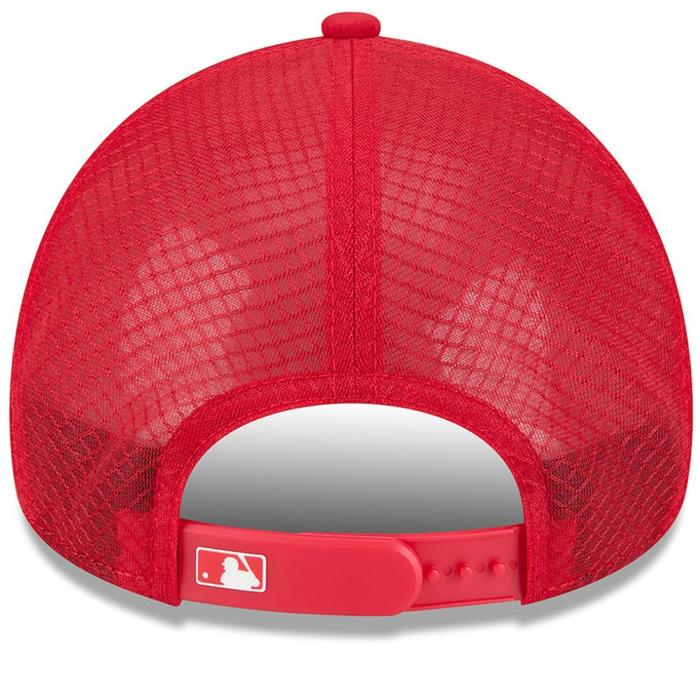 Boston Red Sox New Era 2026 Batting Practice Alternate Apex 9FORTY Adjustable Hat - Red - New Era Lifestyle