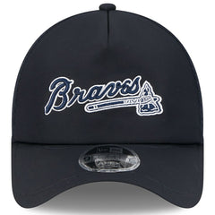 Atlanta Braves New Era 2026 Batting Practice Alternate Apex 9FORTY Adjustable Hat - Navy - New Era Lifestyle