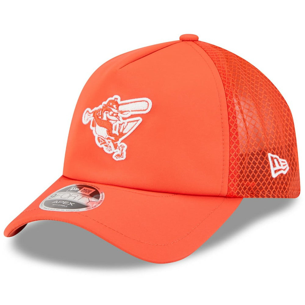 Baltimore Orioles New Era 2026 Batting Practice Alternate Apex 9FORTY Adjustable Hat - Orange - New Era on Sale