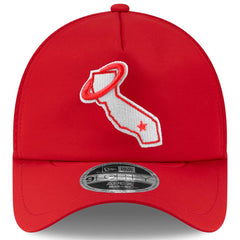 Los Angeles Angels New Era 2026 Batting Practice Alternate Apex 9FORTY Adjustable Hat - Red - New Era on Sale