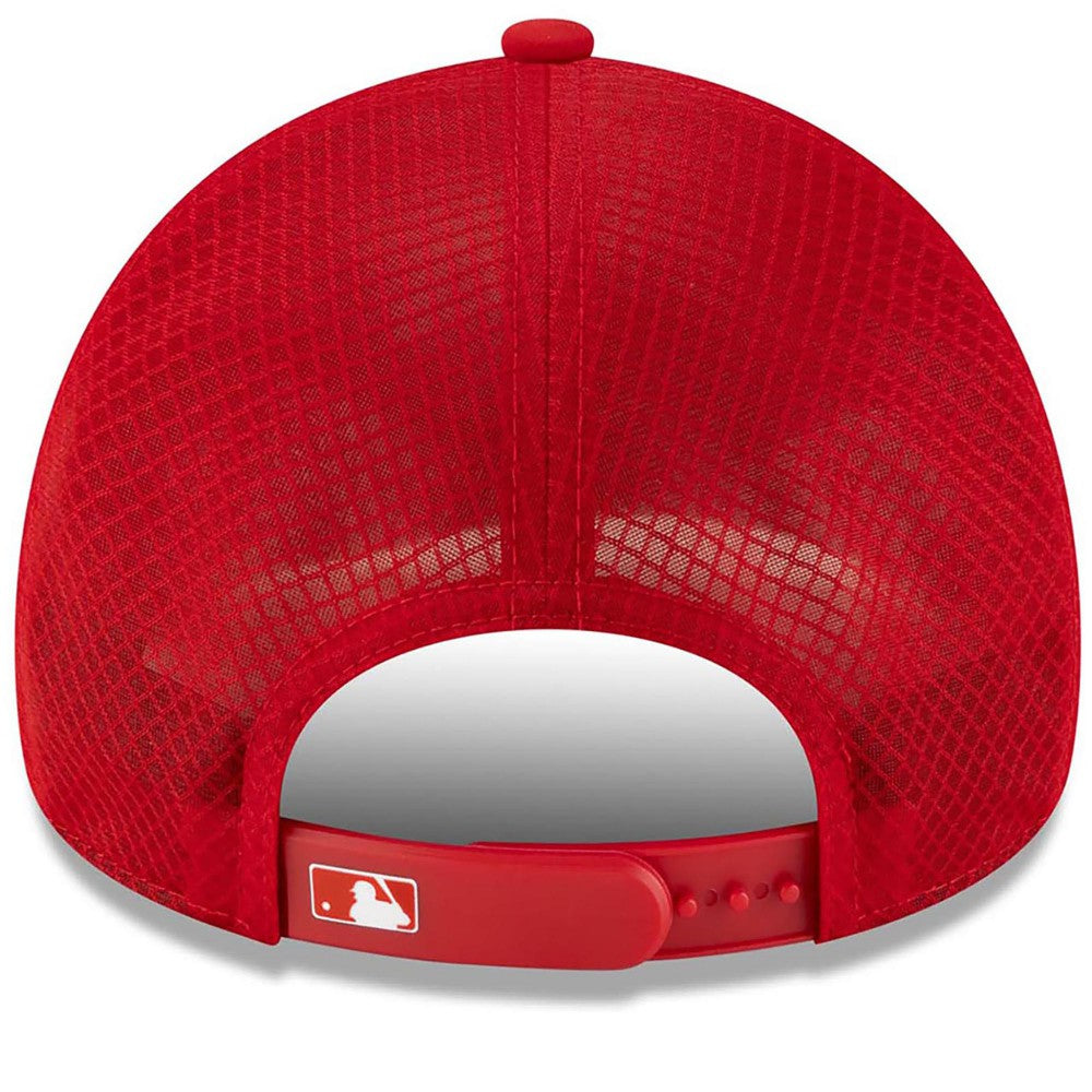 Los Angeles Angels New Era 2026 Batting Practice Alternate Apex 9FORTY Adjustable Hat - Red - New Era on Sale