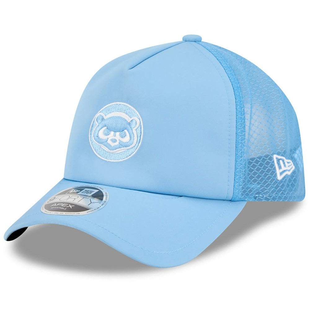 Chicago Cubs New Era 2026 Batting Practice Alternate Apex 9FORTY Adjustable Hat - Light Blue - New Era Sale