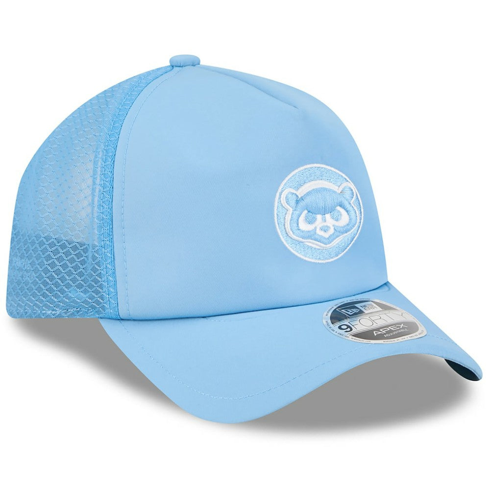 Chicago Cubs New Era 2026 Batting Practice Alternate Apex 9FORTY Adjustable Hat - Light Blue - New Era Sale