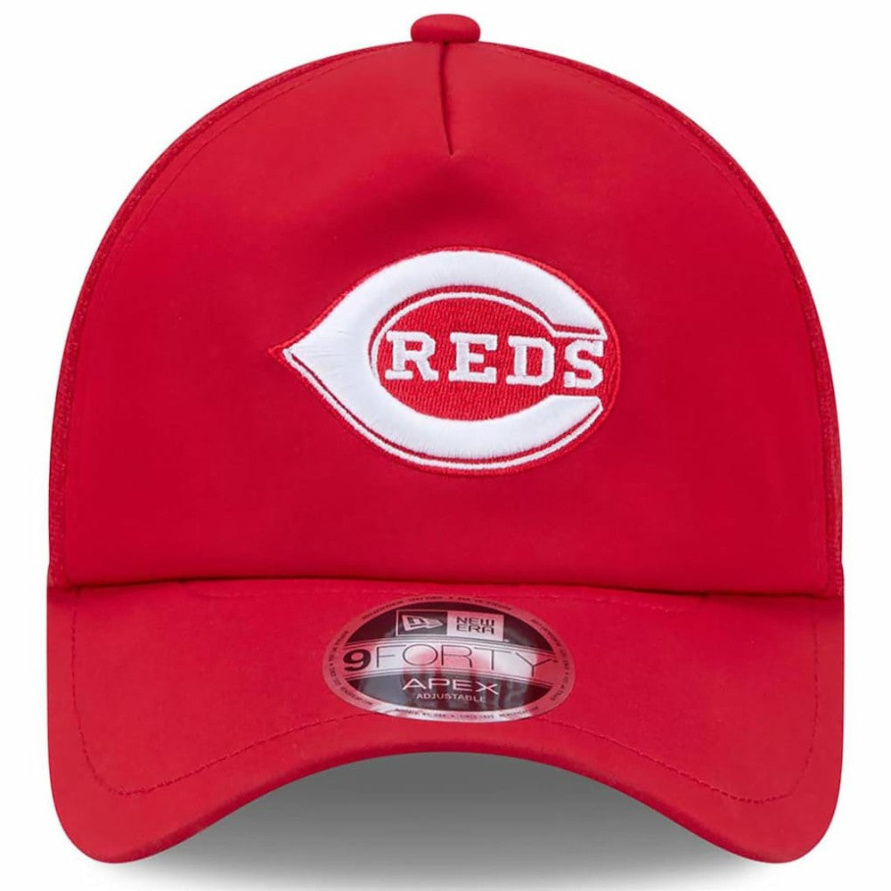 Cincinnati Reds New Era 2026 Batting Practice Alternate Apex 9FORTY Adjustable Hat - Red - New Era Lifestyle