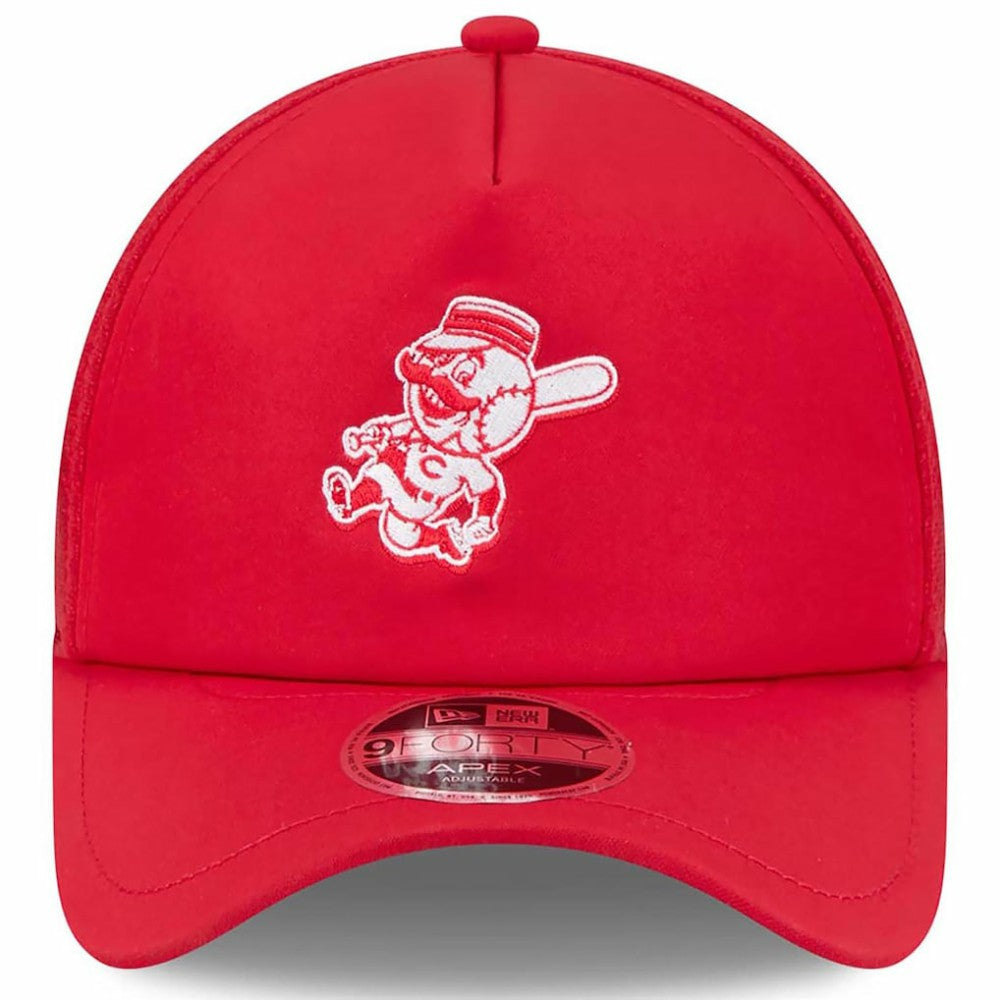 Cincinnati Reds New Era 2026 Batting Practice Alternate Apex 9FORTY Adjustable Hat - Red - New Era Online