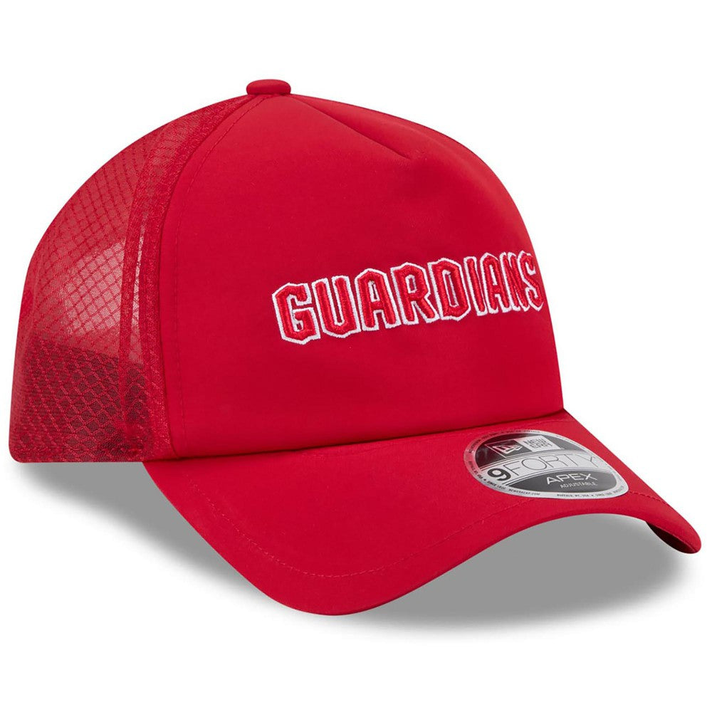 Cleveland Guardians New Era 2026 Batting Practice Alternate Apex 9FORTY Adjustable Hat - Red - New Era on Sale