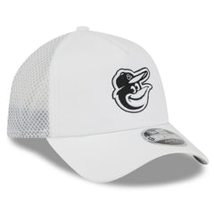 Baltimore Orioles New Era 2026 Batting Practice Apex 9FORTY Adjustable Trucker Hat - White - New Era Online
