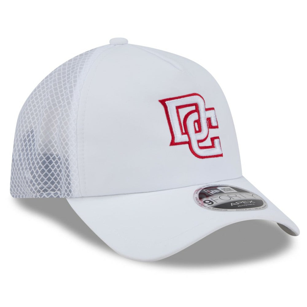 Washington Nationals New Era 2026 Batting Practice Apex 9FORTY Adjustable Trucker Hat - White - New Era Online