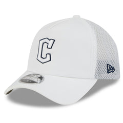 Cleveland Guardians New Era 2026 Batting Practice Apex 9FORTY Adjustable Trucker Hat - White - New Era Lifestyle