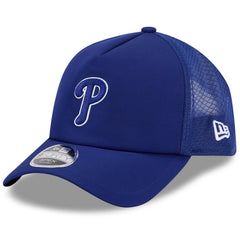Philadelphia Phillies New Era 2026 Batting Practice Apex 9FORTY Adjustable Trucker Hat - Royal - New Era Lifestyle