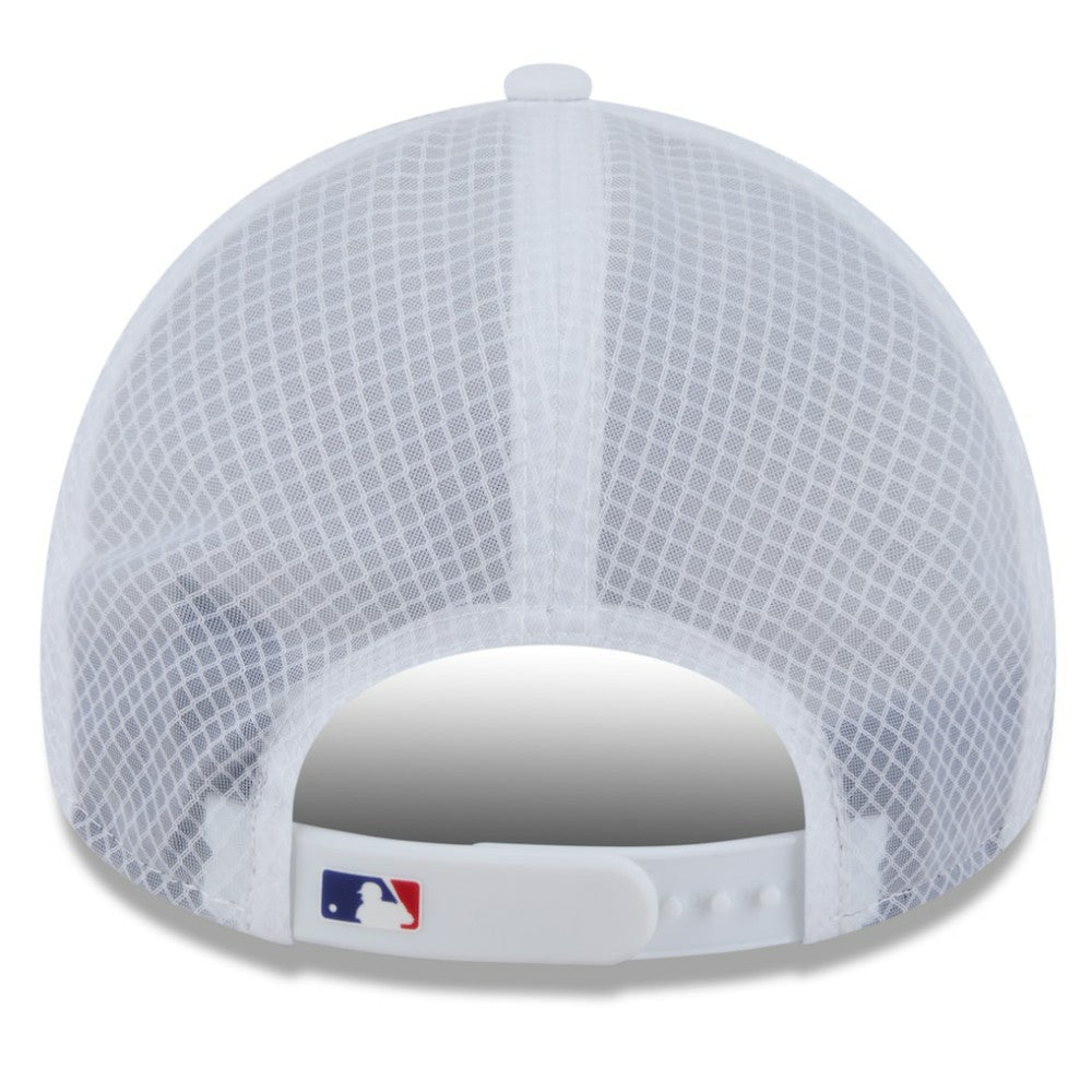 Philadelphia Phillies New Era 2026 Batting Practice Apex 9FORTY Adjustable Trucker Hat - White - New Era on Sale