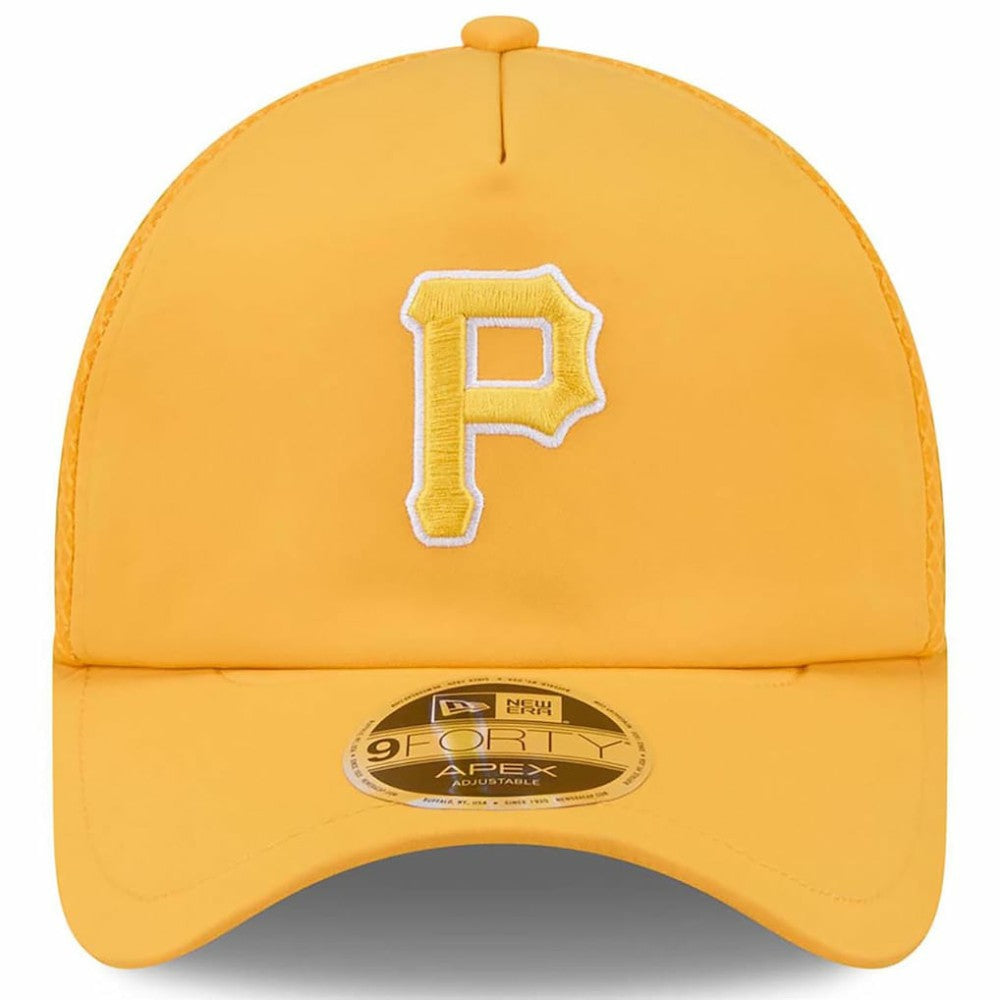 Pittsburgh Pirates New Era 2026 Batting Practice Apex 9FORTY Adjustable Trucker Hat - Gold - New Era Sale