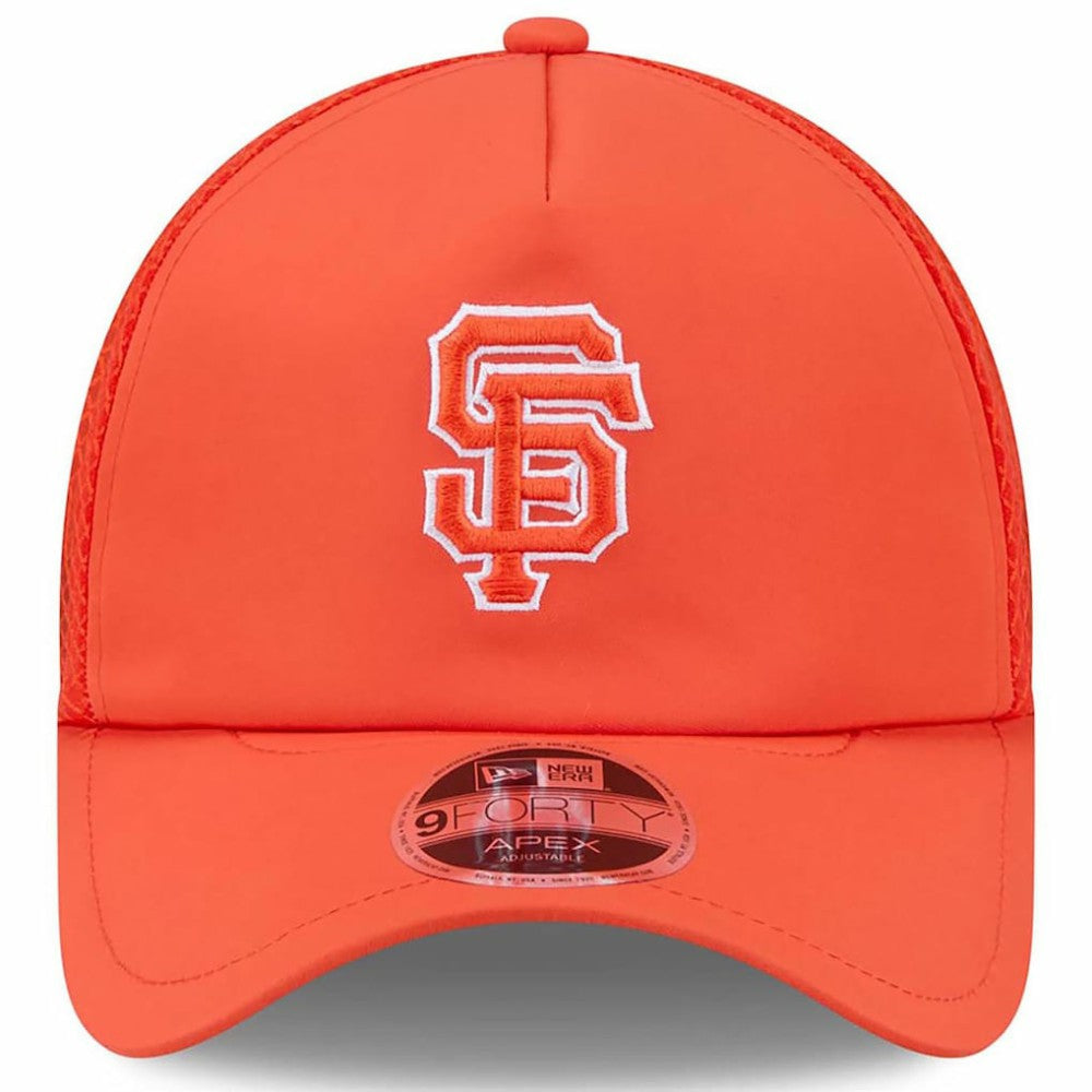 San Francisco Giants New Era 2026 Batting Practice Apex 9FORTY Adjustable Trucker Hat - Orange - New Era Sale