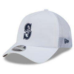 Seattle Mariners New Era 2026 Batting Practice Apex 9FORTY Adjustable Trucker Hat - White - New Era on Sale