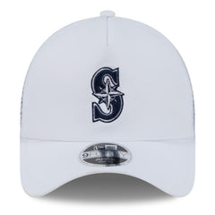 Seattle Mariners New Era 2026 Batting Practice Apex 9FORTY Adjustable Trucker Hat - White - New Era on Sale