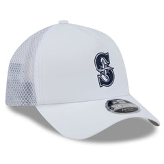 Seattle Mariners New Era 2026 Batting Practice Apex 9FORTY Adjustable Trucker Hat - White - New Era on Sale