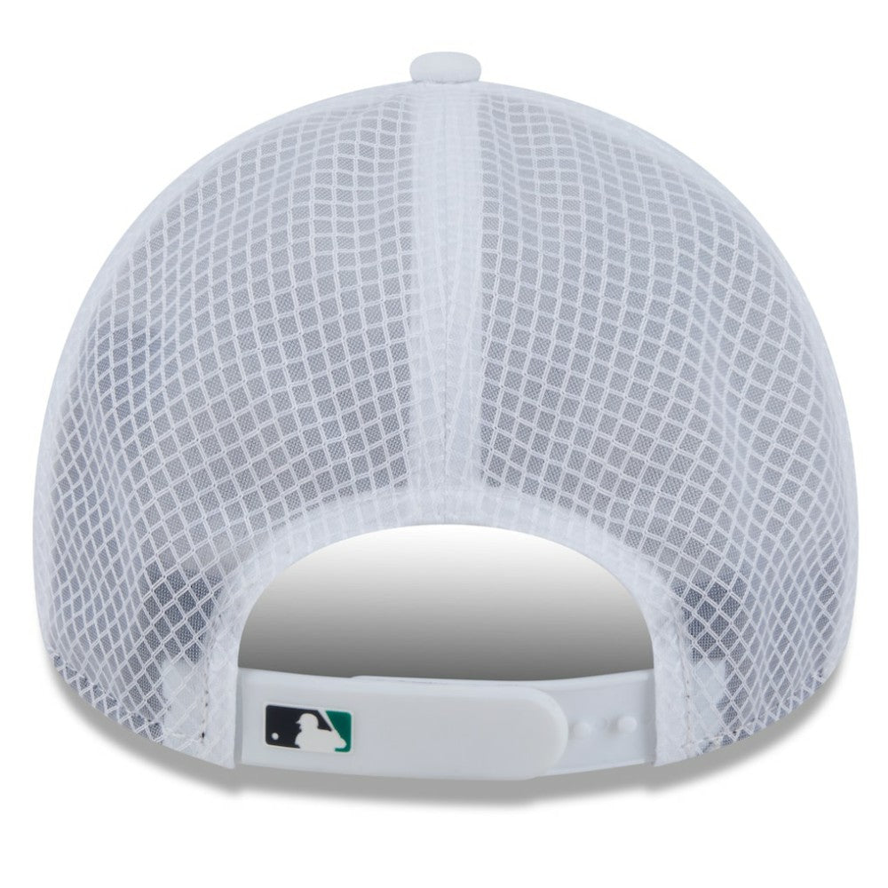 Seattle Mariners New Era 2026 Batting Practice Apex 9FORTY Adjustable Trucker Hat - White - New Era on Sale
