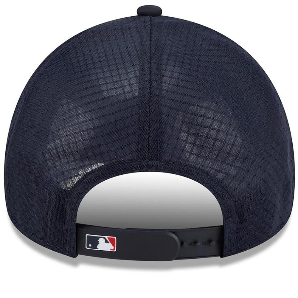 St. Louis Cardinals New Era 2026 Batting Practice Apex 9FORTY Adjustable Trucker Hat - Navy - New Era Lifestyle