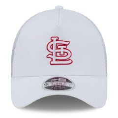 St. Louis Cardinals New Era 2026 Batting Practice Apex 9FORTY Adjustable Trucker Hat - White - New Era Discount