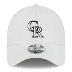 Colorado Rockies New Era 2026 Batting Practice Apex 9FORTY Adjustable Trucker Hat - White - New Era on Sale