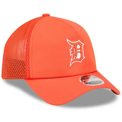 Detroit Tigers New Era 2026 Batting Practice Apex 9FORTY Adjustable Trucker Hat - Orange - New Era Discount