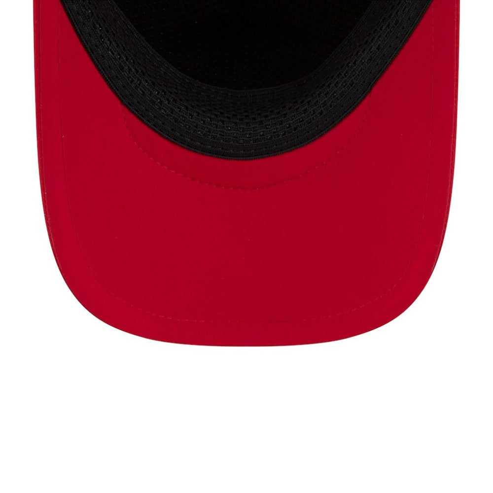 Texas Rangers New Era 2026 Batting Practice Apex 9FORTY Adjustable Trucker Hat - Red - New Era Online